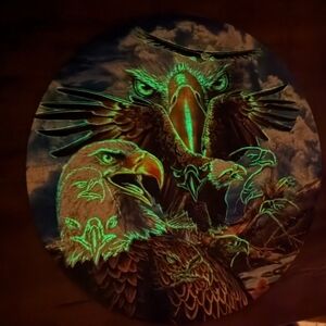 Glow in the Dark Puzzle Eagle Spirit Master Pieces Steven Michael Gardner
